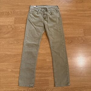 Marine Layer Cambridge Cord Pants Men's Tan 30x30 (Act 29x29) Stretch Comfort